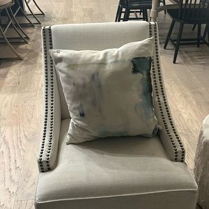 West elm 20 in square pillows and pillow covers.